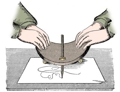Planchette of Ouija-bord, 1885 door Unbekannt