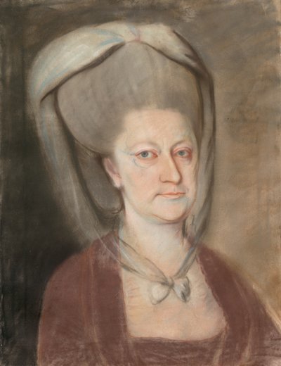 Portret van gravin Anna Maria Eszterházy, geboren Erdődy door Unbekannt
