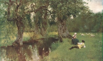Dichter en boer, ca. 1902 door Unbekannt