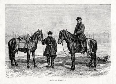 Polen van Wolhynië, West-Oekraïne, 1879 door Unbekannt
