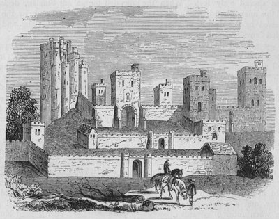 Pontefract Kasteel door Unbekannt