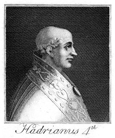 Paus Adrianus IV door Unbekannt