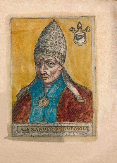 Paus Alexander II door Unbekannt