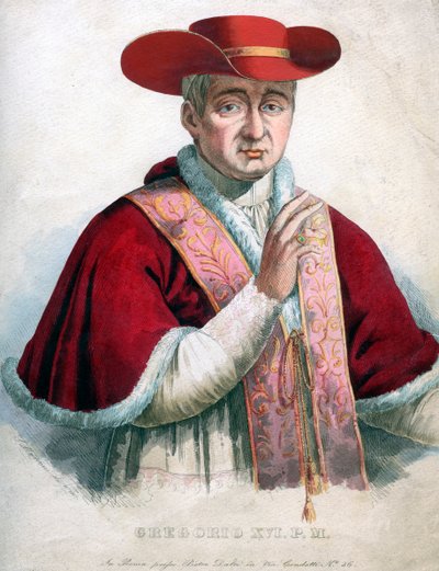 Paus Gregorius XVI door Unbekannt