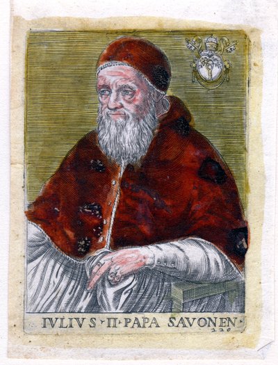 Paus Julius II door Unbekannt