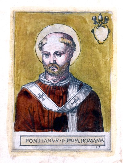 Paus Pontianus I door Unbekannt