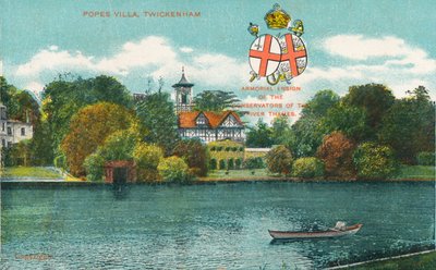 Pauselijke villa, Twickenham, c1910 door Unbekannt