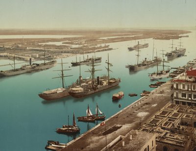 Port Said, Suez, ca. 1900 door Unbekannt