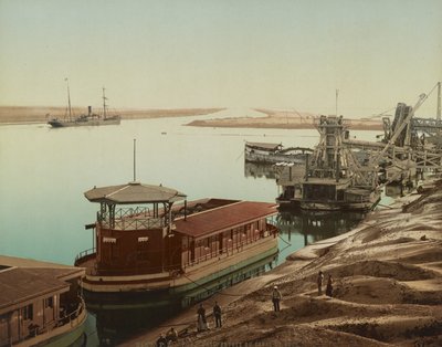 Port Said, ingang van het Suezkanaal, ca. 1900 door Unbekannt