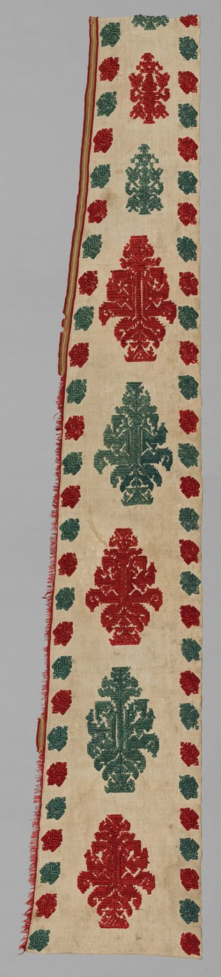 Deel van een bedtent, 1700s door Unbekannt