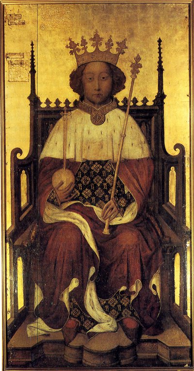 Portret Richard II van Engeland, ca. 1390 door Unbekannt