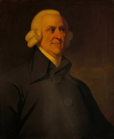 Portret van Adam Smith 1723-1790, 1795 door Unbekannt
