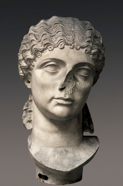 Portret van Agrippina de Oudere, sculptuur door Unbekannt