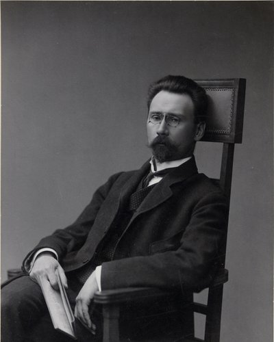 Portret van Alexey Alexandrovich Bakhrushin door Unbekannt