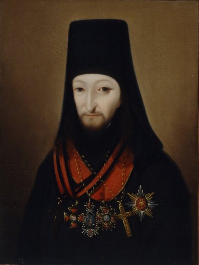 Portret van Aartsbisschop Joseph Graaf Argutinsky-Dolgoruky 1743-1801, 1840s door Unbekannt