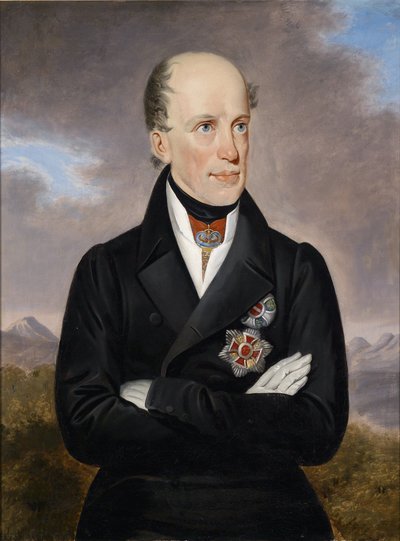 Portret van aartshertog Johann van Oostenrijk (1782-1859) door Unbekannt