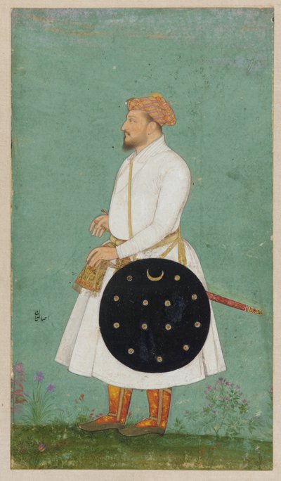 Portret van Asalat Khan door Unbekannt