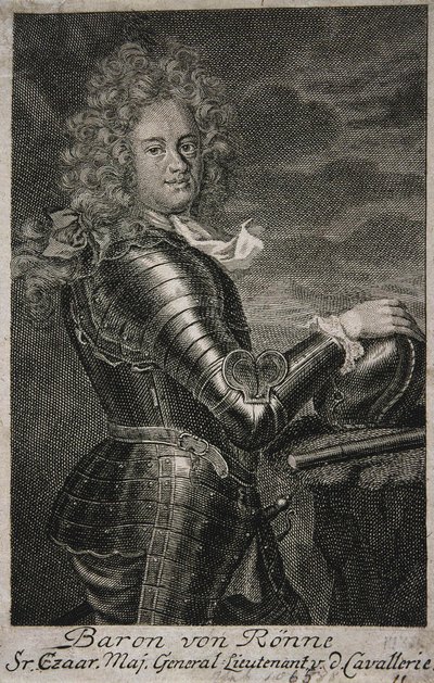 Portret van Baron Carl Ewald von Roenne door Unbekannt