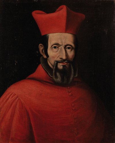 Portret van kardinaal Cesare Monti door Unbekannt