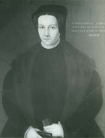 Portret van Catherine Willoughby, Hertogin van Suffolk door Unbekannt