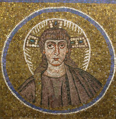 Portret van Christus, Byzantijns, vroege 20e eeuw origineel gedateerd laat 5e-vroege 6e eeuw door Unbekannt