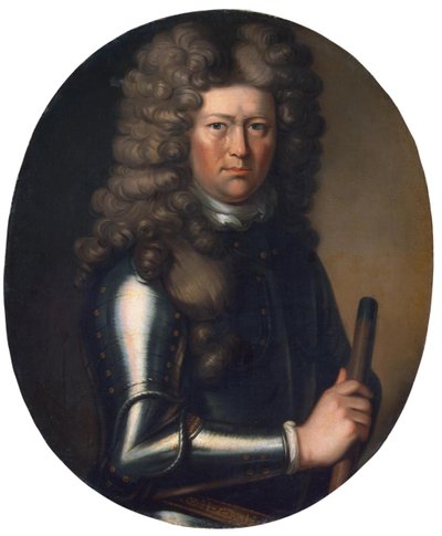 Portret van Cornelius Cruys 1655-1727, viceadmiraal van de Keizerlijke Russische Marine (eerste helft van de 18e eeuw) door Unbekannt