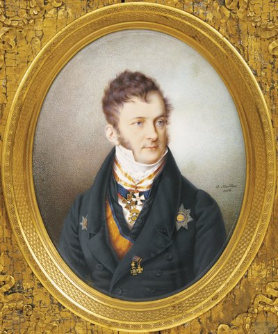 Portret van graaf Ludwig Lebzeltern 1774-1854 door Unbekannt