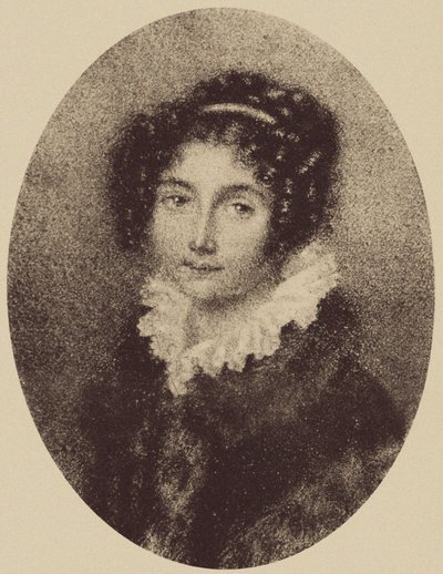 Portret van Gravin Josephine Deym van Stritetz, née Brunsvik de Korompa 1779-1821, c. 1800 door Unbekannt