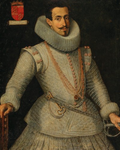 Portret van Dom Manuel de Moura Corte-Real, 2e Markies van Castel Rodrigo door Unbekannt