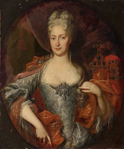Portret van Elisabeth Christine van Brunswijk-Wolfenbüttel 1691-1750, Heilige Romeinse..., ca. 1720 door Unbekannt