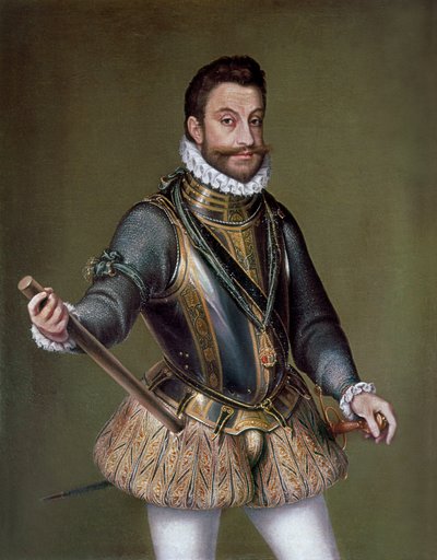Portret van Emmanuel Philibert, hertog van Savoye (1528-1580) door Unbekannt