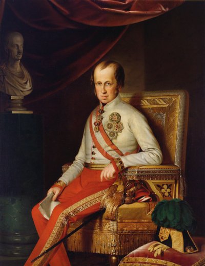 Portret van keizer Ferdinand I van Oostenrijk door Unbekannt