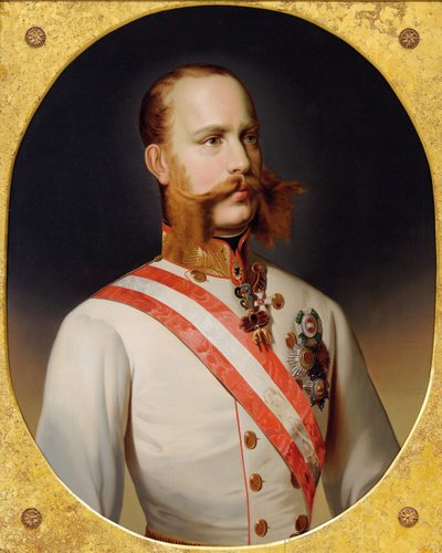 Portret van Keizer Franz Joseph I van Oostenrijk door Unbekannt