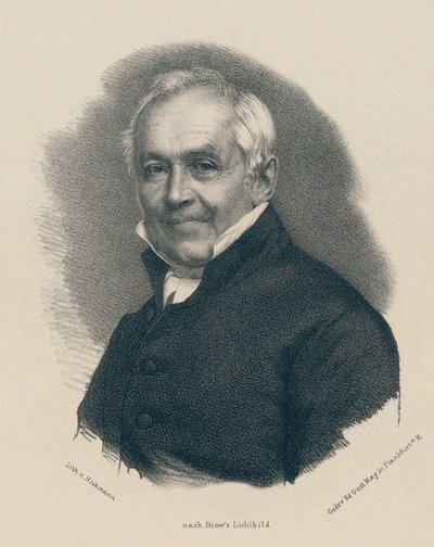 Portret van Ernst Moritz Arndt 1769-1860 door Unbekannt