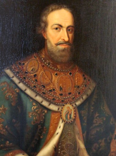 Portret van Feodor Nikitich, Patriarch Filaret, eerste helft van de 19e eeuw door Unbekannt