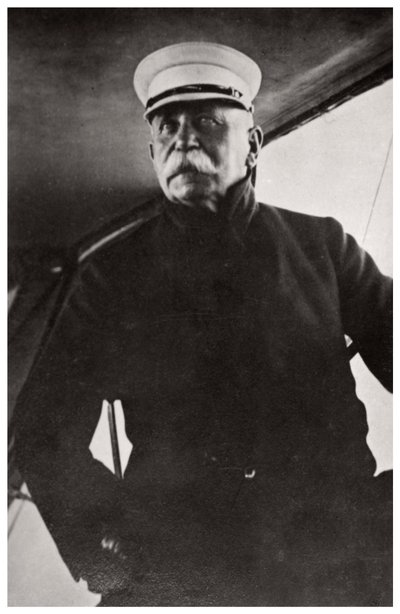 Portret van Ferdinand, Graaf von Zeppelin, vroege 20e eeuw 1933 door Unbekannt