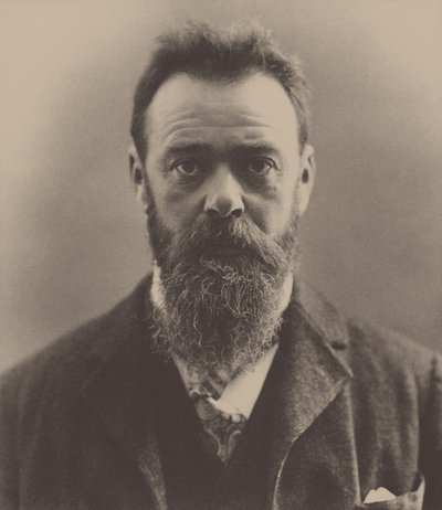 Portret van Ferdinand Hodler door Unbekannt