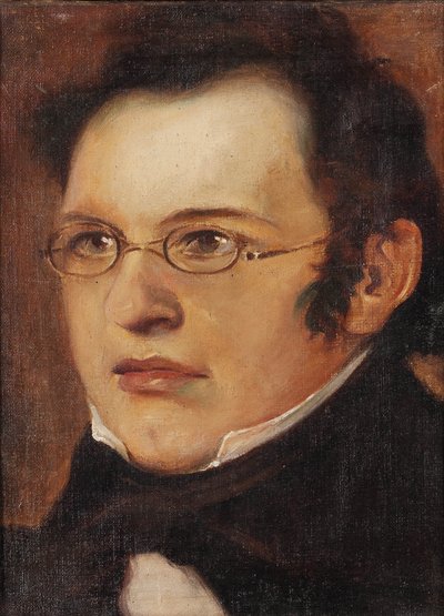 Portret van Franz Schubert 1797-1828 door Unbekannt