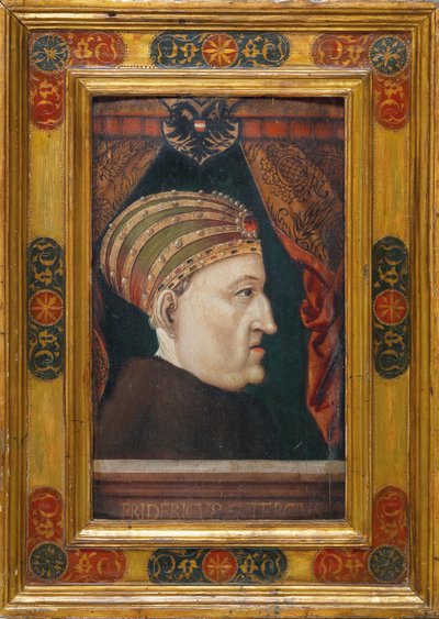 Portret van Frederik III 1415-1493, Heilige Roomse Keizer, 1552 door Unbekannt