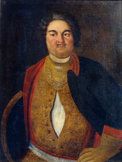 Portret van Gavriil Ivanovich Davydov 1784-1809, begin 19e eeuw door Unbekannt