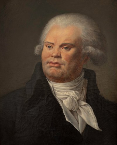 Portret van Georges Jacques Danton 1759-1794, ca. 1790 door Unbekannt