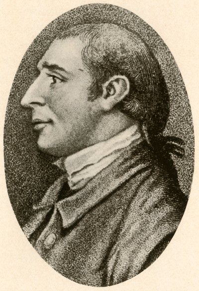 Portret van Gouverneur Morris, met glad haar en pruikstaart door Unbekannt