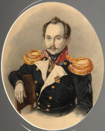 Portret van Grigory Maximovich Rehbinder door Unbekannt