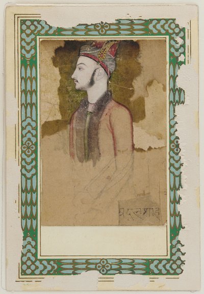 Portret van Ibrahim Adil Shah II, van Bijapur d.1626, ca. 1640 door Unbekannt