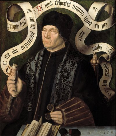 Portret van Jacob van Driebergen 1436-1509, 1502 door Unbekannt