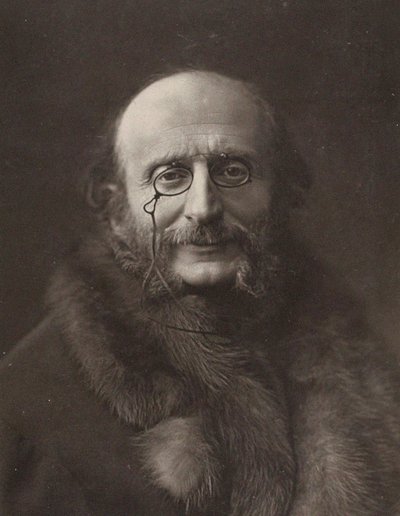 Portret van Jacques Offenbach 1819-1880 door Unbekannt