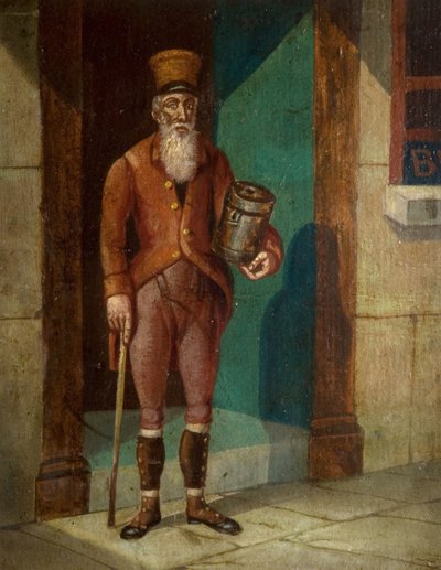 Portret van James Guidney, bekend als Jimmy de Rockman door Unbekannt
