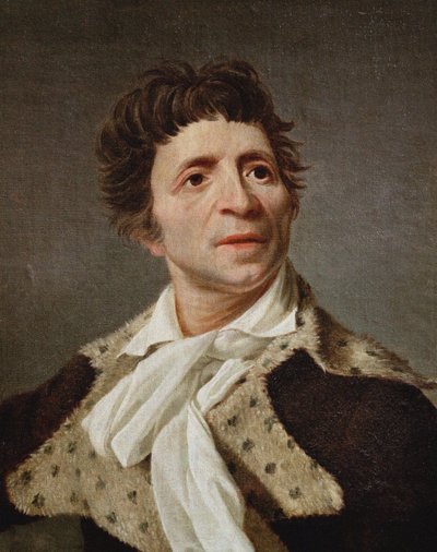 Portret van Jean-Paul Marat 1743-1793. Na Joseph Boze, ca. 1800 door Unbekannt