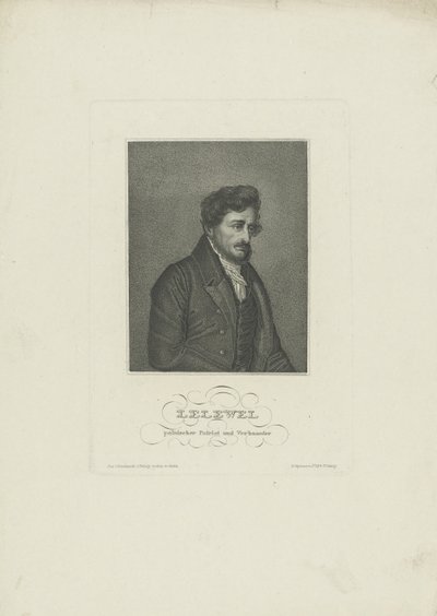 Portret van Joachim Lelewel 1786-1861, 1830s door Unbekannt