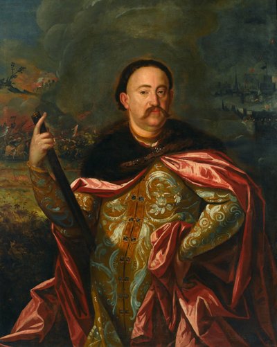 Portret van Jan III Sobieski 1629-1696, Koning van Polen en Groothertog van Litouwen door Unbekannt
